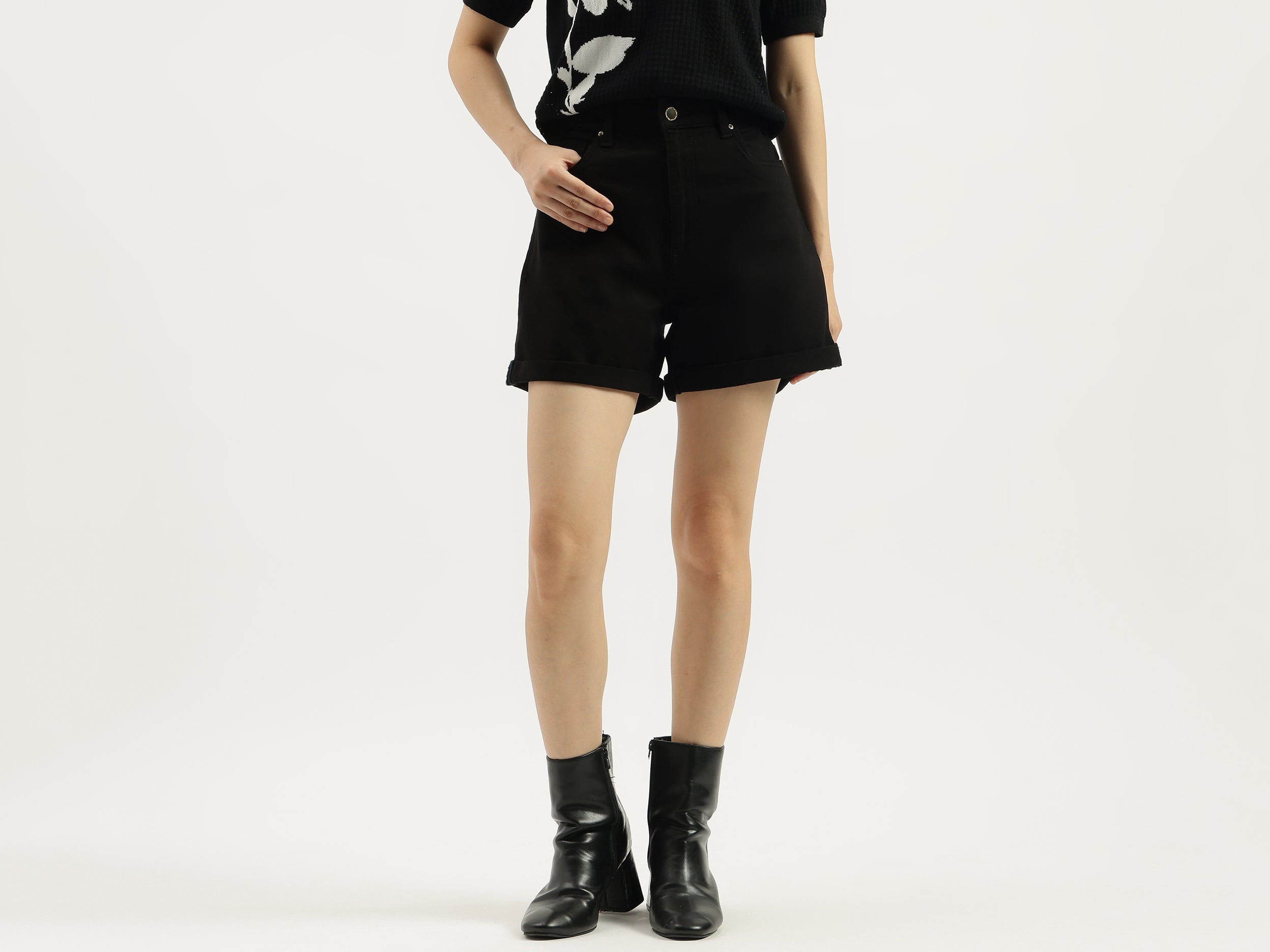 Shorts Para Niña United Colors Of Benetton – Algodón Elástico, Corte Moderno