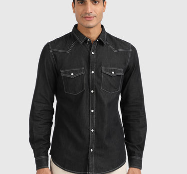 Pure Cotton Classic Denim Shirt