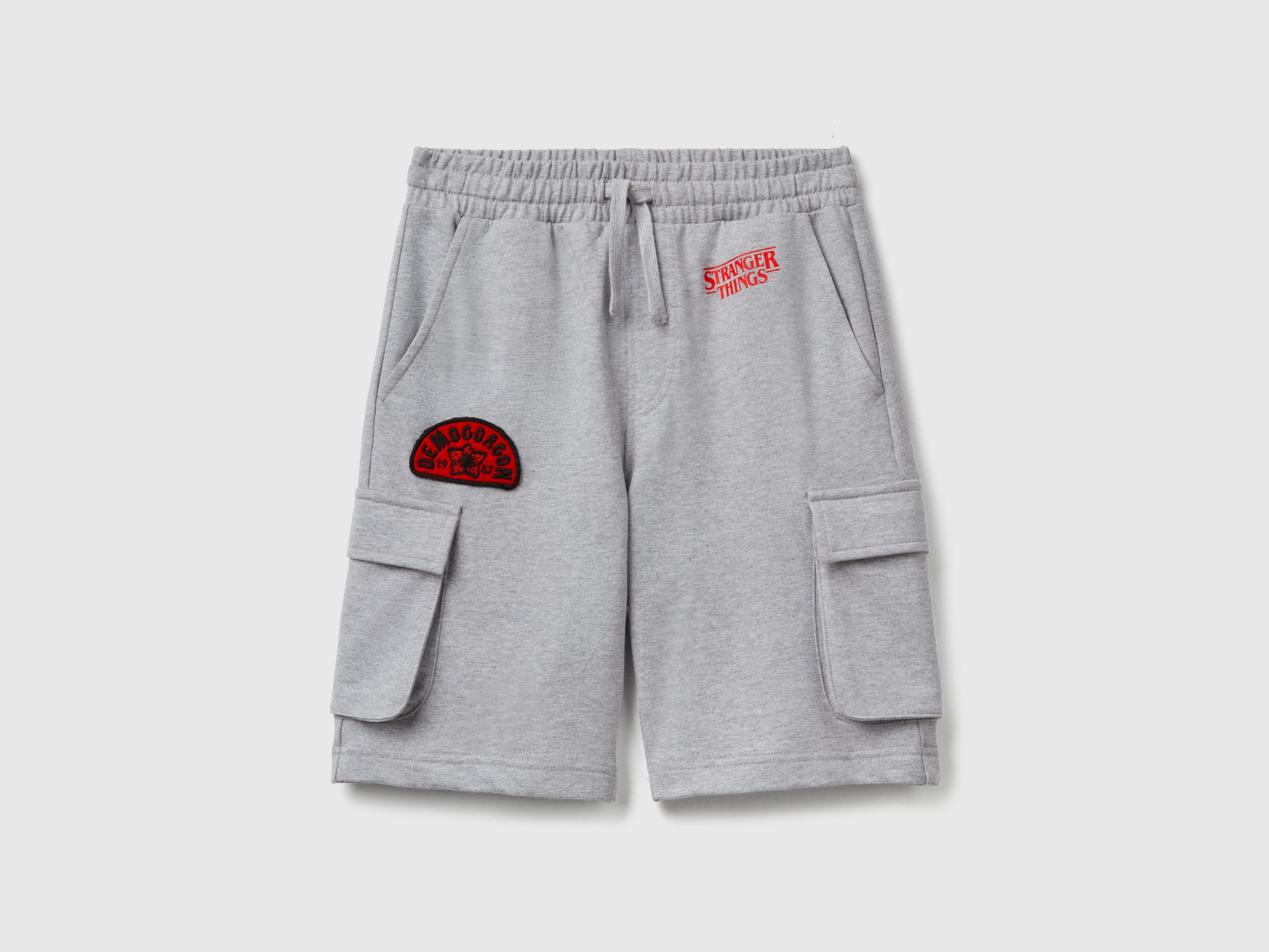 Stranger Things Solid Bermuda Cargo Shorts
