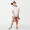 Girls Longline Round Neck Printed T-Shirt