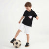 Boys Relaxed Fit Polo Neck Graphic Printed T-Shirt