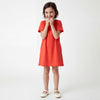 Girls Regular Fit Round Neck Solid Dress