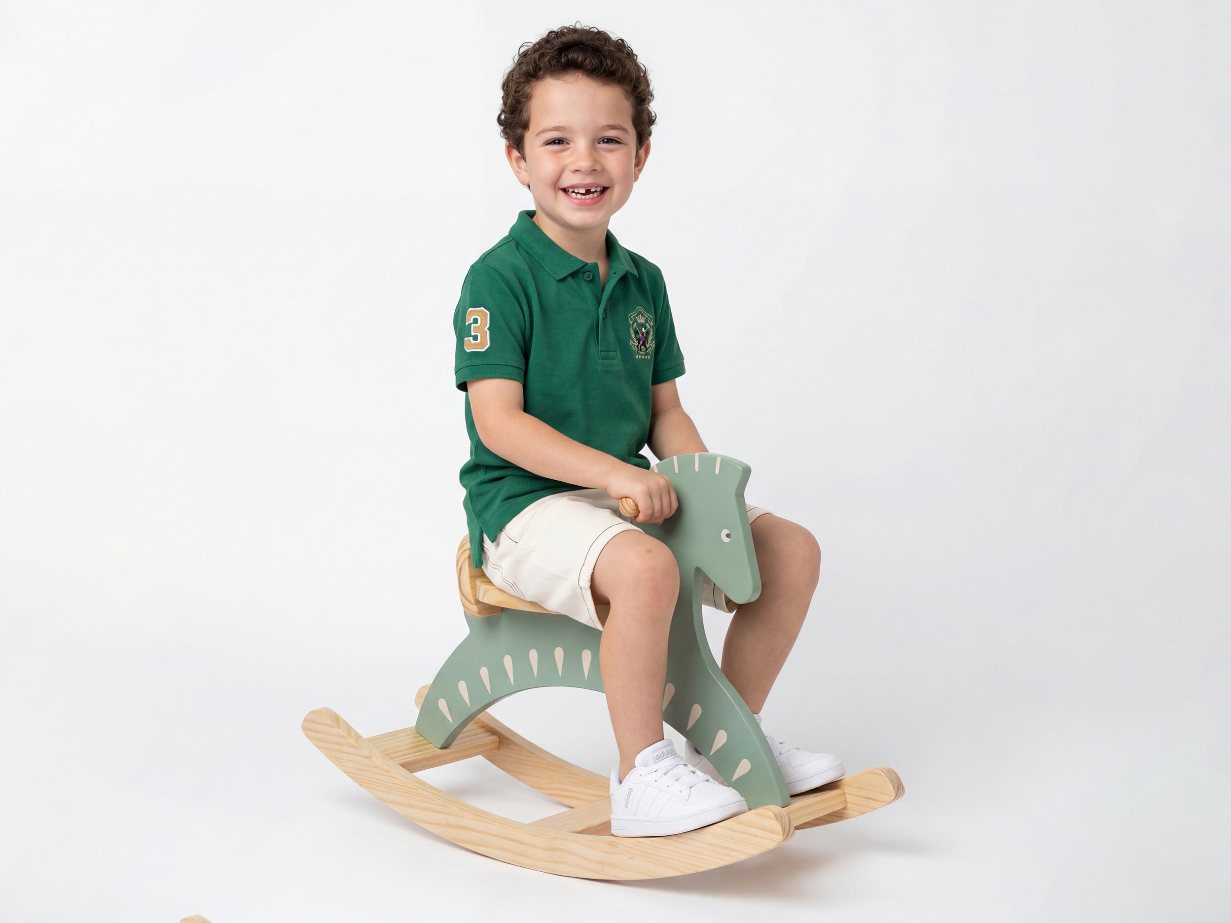 Boys Regular Fit Polo Neck Embroidered Tshirt