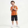 Boys Regular Fit Polo Neck Printed T-Shirt