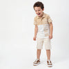 Boys Regular Fit Polo Neck Typography Printed T-Shirt