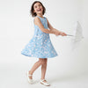 Girls Regular Fit Round Neck Printed Dress