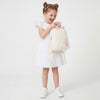 Girls Regular Fit Round Neck Schiffli Embroidery Dress