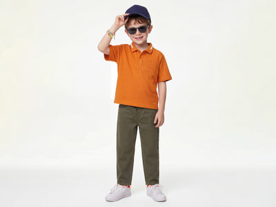 Baggy Fit Solid Trousers