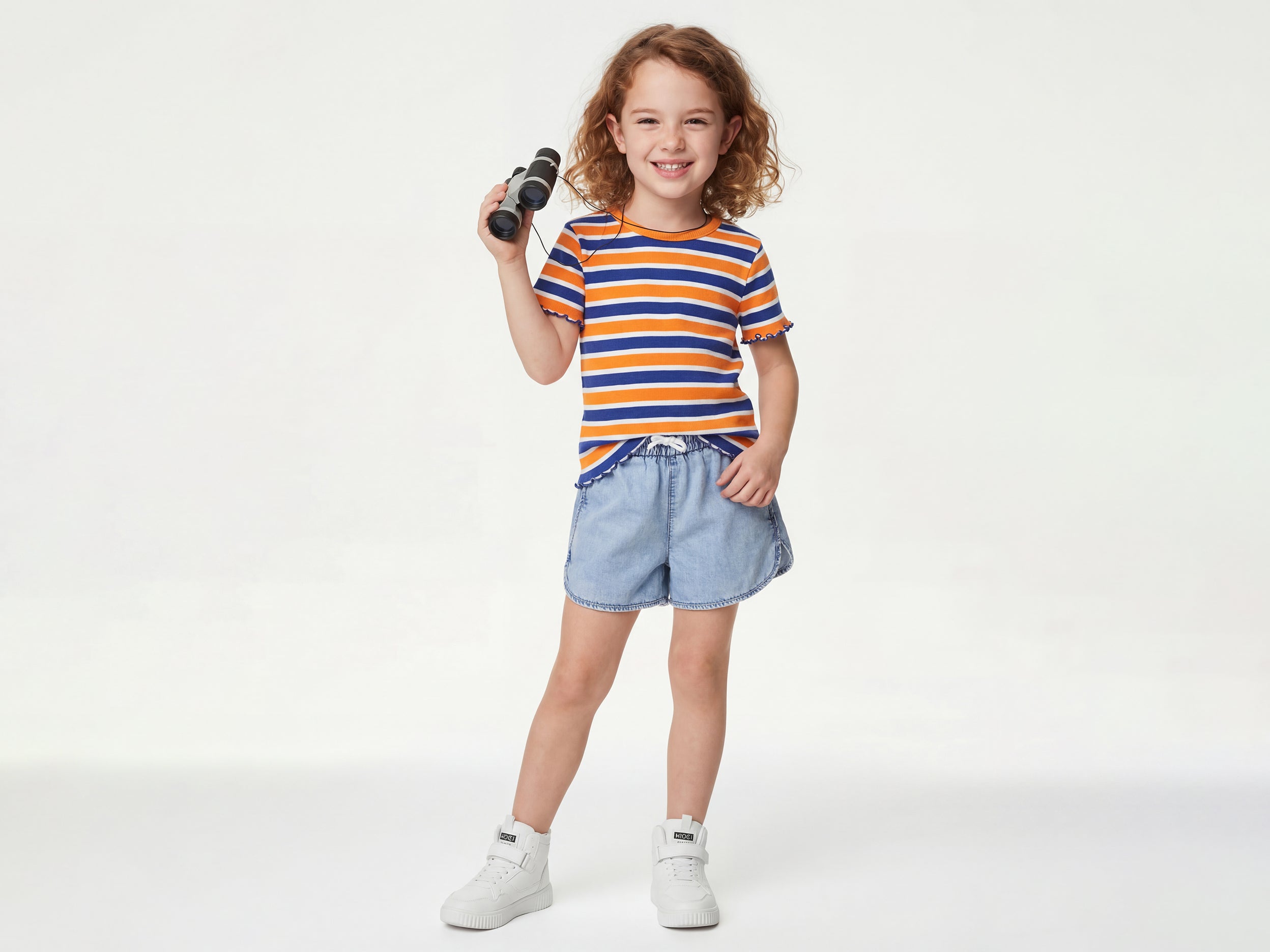 Girls Solid Regular Fit Shorts