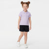 Girls Regular Fit Mid Rise Solid Shorts