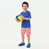 Boys Regular Fit Mid Rise Floral Shorts