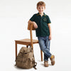 Boys Regular Fit Polo Neck Embroidered T-Shirt