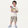 Boys Relaxed Fit Round Neck Typographic Print T-Shirt
