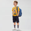Boys Relaxed Fit Round Neck Graphic Print T-Shirt
