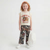 Girls Boxy Fit Round Neck Graphic Saddle Up T-Shirt