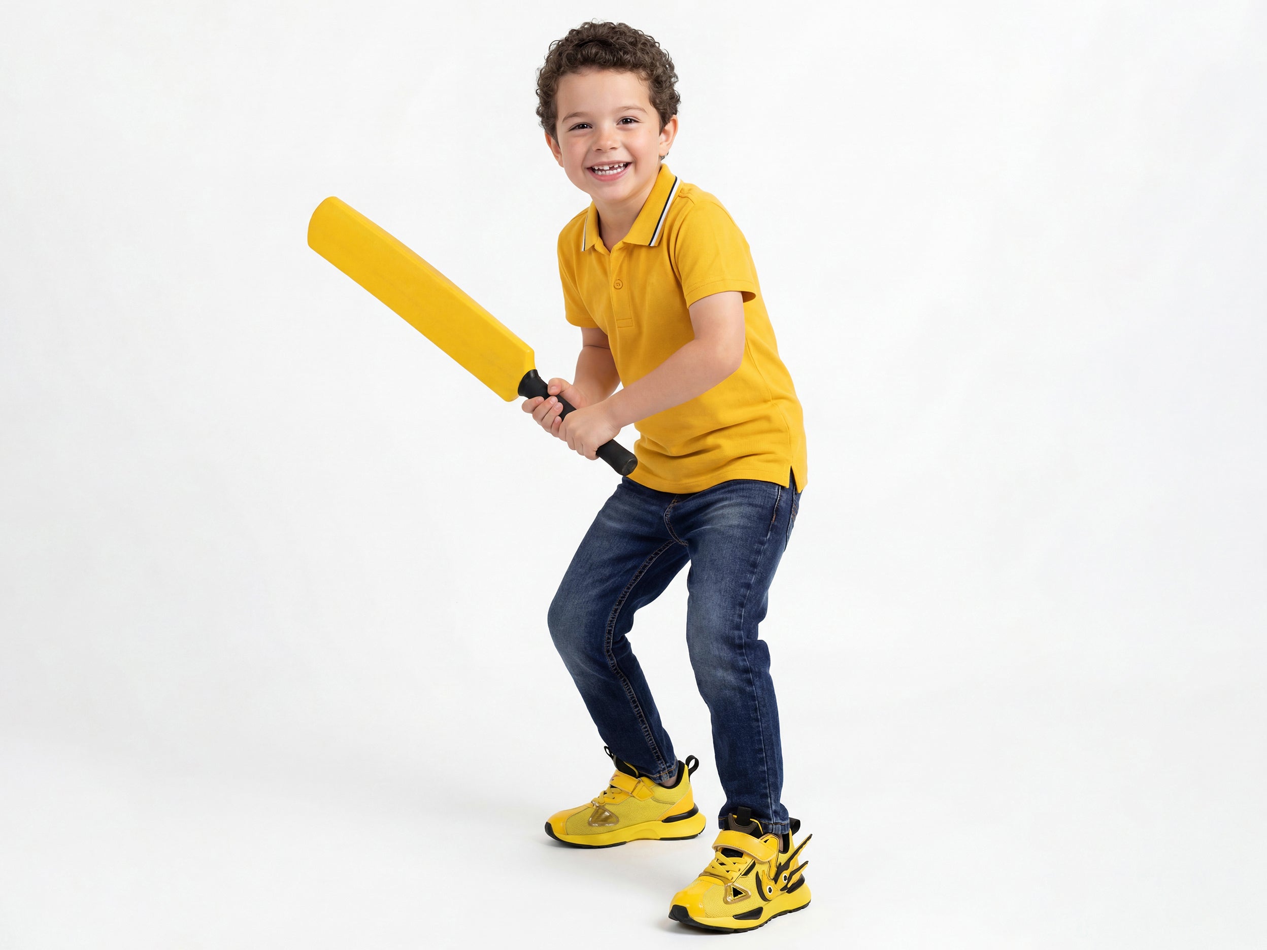 Boys Slim Fit Solid Mid Rise Jeans