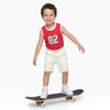 Boys Regular Fit Mid Rise Solid Shorts
