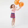Girls Striped Regular Fit Skirt