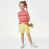 Girls Regular Fit Round Neck Patterned Sweater