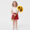 Girls Textured Regular Fit Skirt