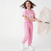 Girls Solid Regular Fit Joggers