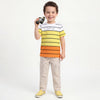 Boys Regular Fit Round Neck Striped Tshirt