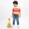 Boys Relaxed Fit Round Neck Striped T-Shirt