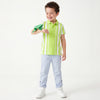 Boys Regular Fit Polo Neck Vertical Striped Core T-Shirt