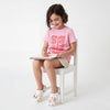 Girls Regular Fit Round Neck Graphic Print T-Shirt