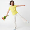 Girls Regular Fit Round Neck Embroidered T-Shirt
