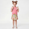 Girls Regular Fit Round Neck Embroidered T-Shirt