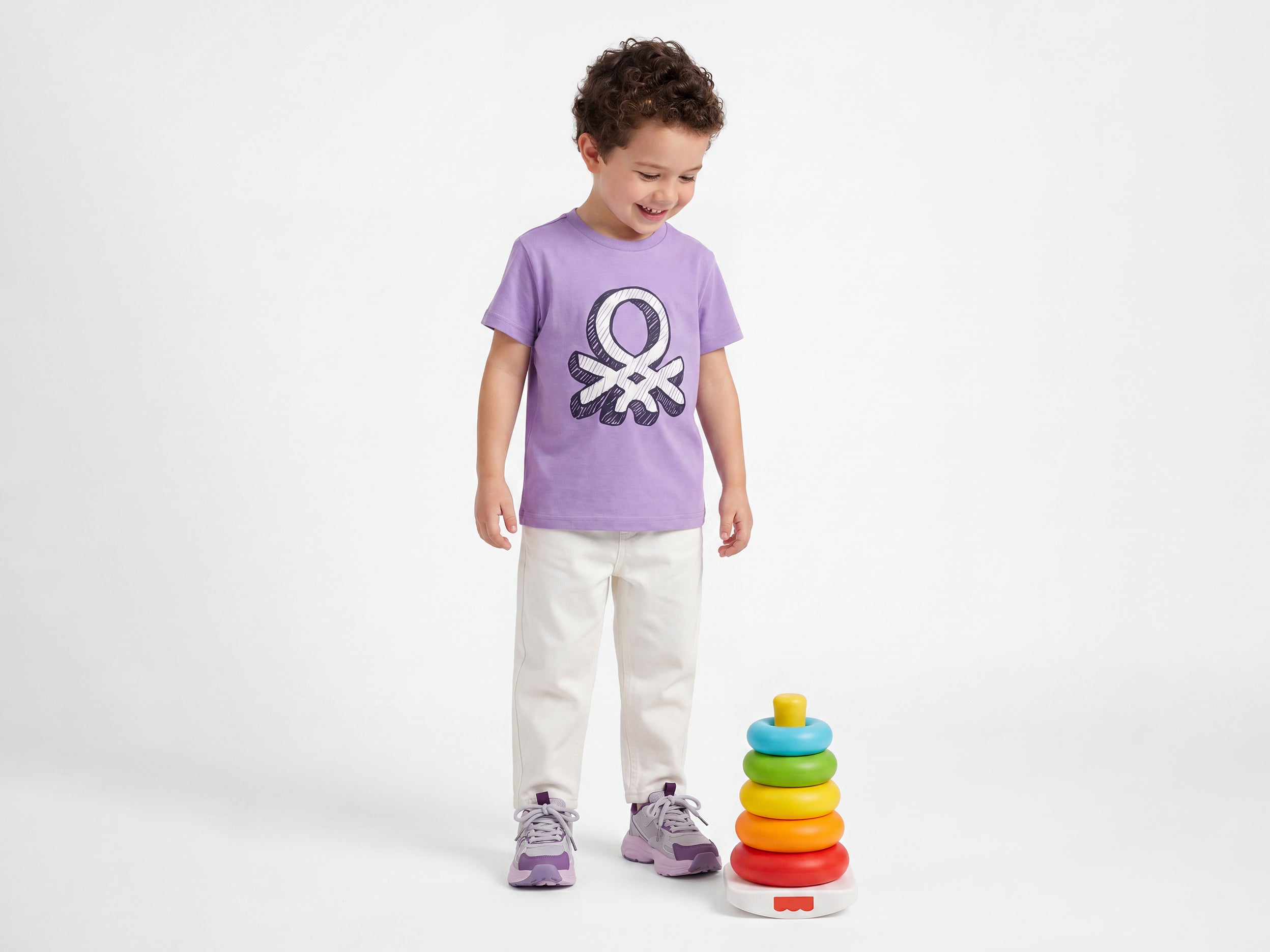 Boys Regular Fit Round Neck Printed T-Shirt