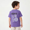 Boys Relaxed Fit Round Neck Typography Printed T-Shirt