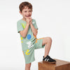 Boys Regular Fit Mid Rise Printed Shorts