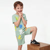 Boys Regular Fit Round Neck Typography Printed T-Shirt