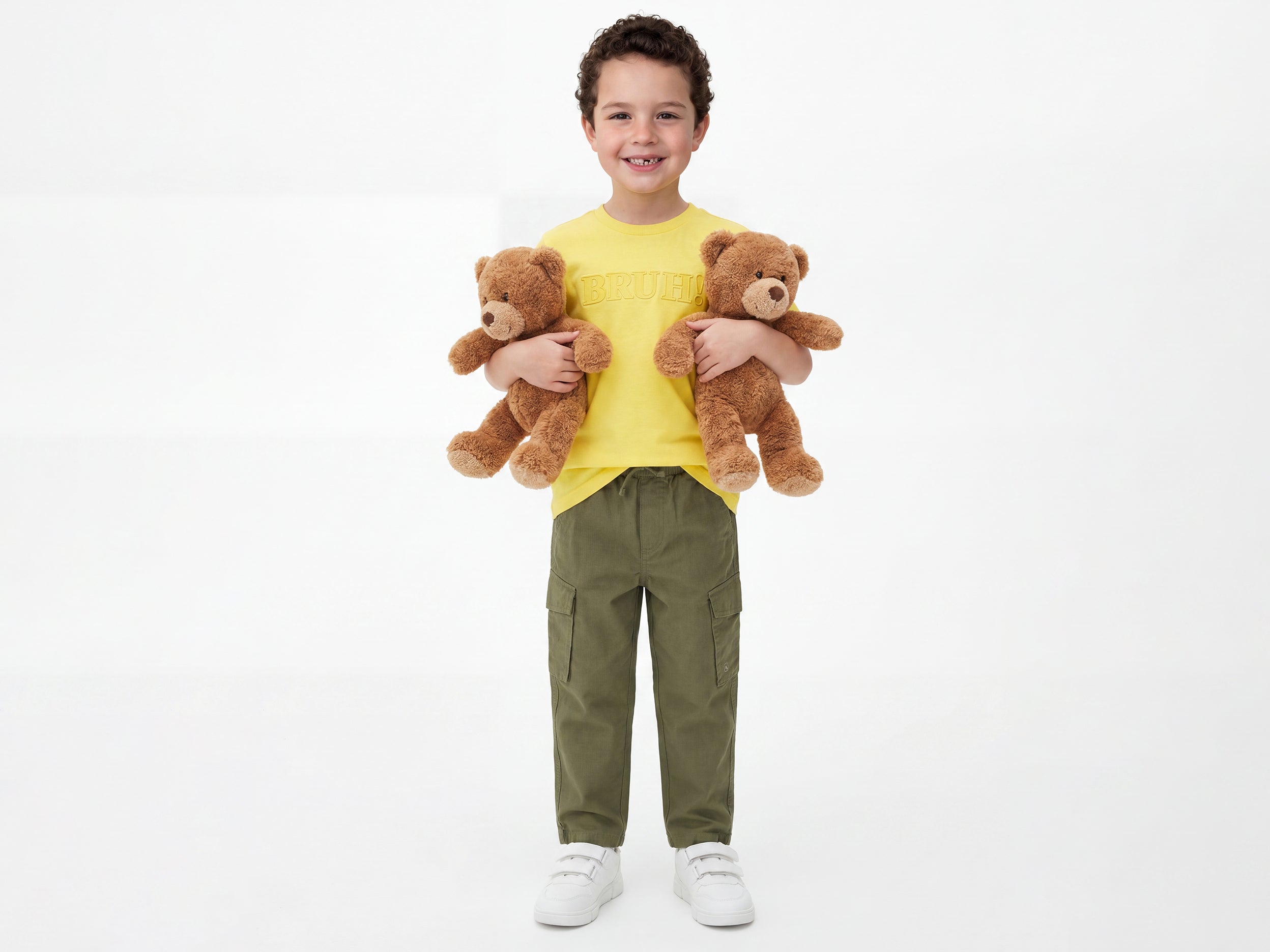 Boys Regular Fit Round Neck Solid T-Shirt
