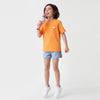 Girls Relaxed Fit Round Neck Graphic Life's Better with Music T-Shirt