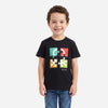 Boys Regular Fit Round Neck Graphic Print T-Shirt
