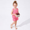 Girls Regular Fit Round Neck Floral Lace Top