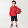Boys Regular Fit Spread Collar Solid Shirt
