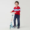 Boys Regular Fit Textured Polo T-Shirt