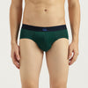 Men Solid Regular Fit Pack of 2 Briefs