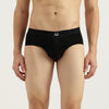 Men Solid Regular Fit Pack of 2 Briefs