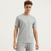 Men Relaxed Fit Round Neck Solid T-Shirt