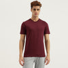 Men Relaxed Fit Round Neck Solid T-Shirt