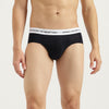 Men Solid Regular Fit Pack of 2 Briefs