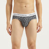 Men Typography Regular Fit Briefs