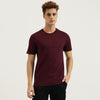 Men Relaxed Fit Round Neck Solid T-Shirt