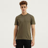 Men Relaxed Fit Round Neck Solid T-Shirt