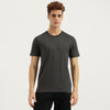 Men Relaxed Fit Round Neck Solid T-Shirt